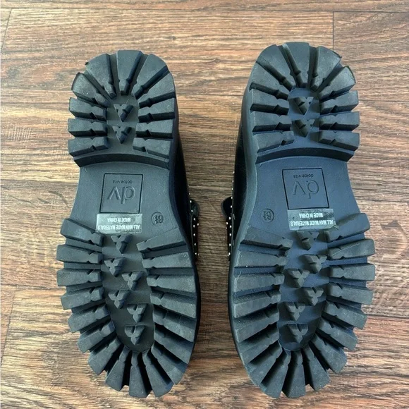 DV Dolce Vita Women's Landun Lug Sole Platform Loafers - Picture 9 of 14